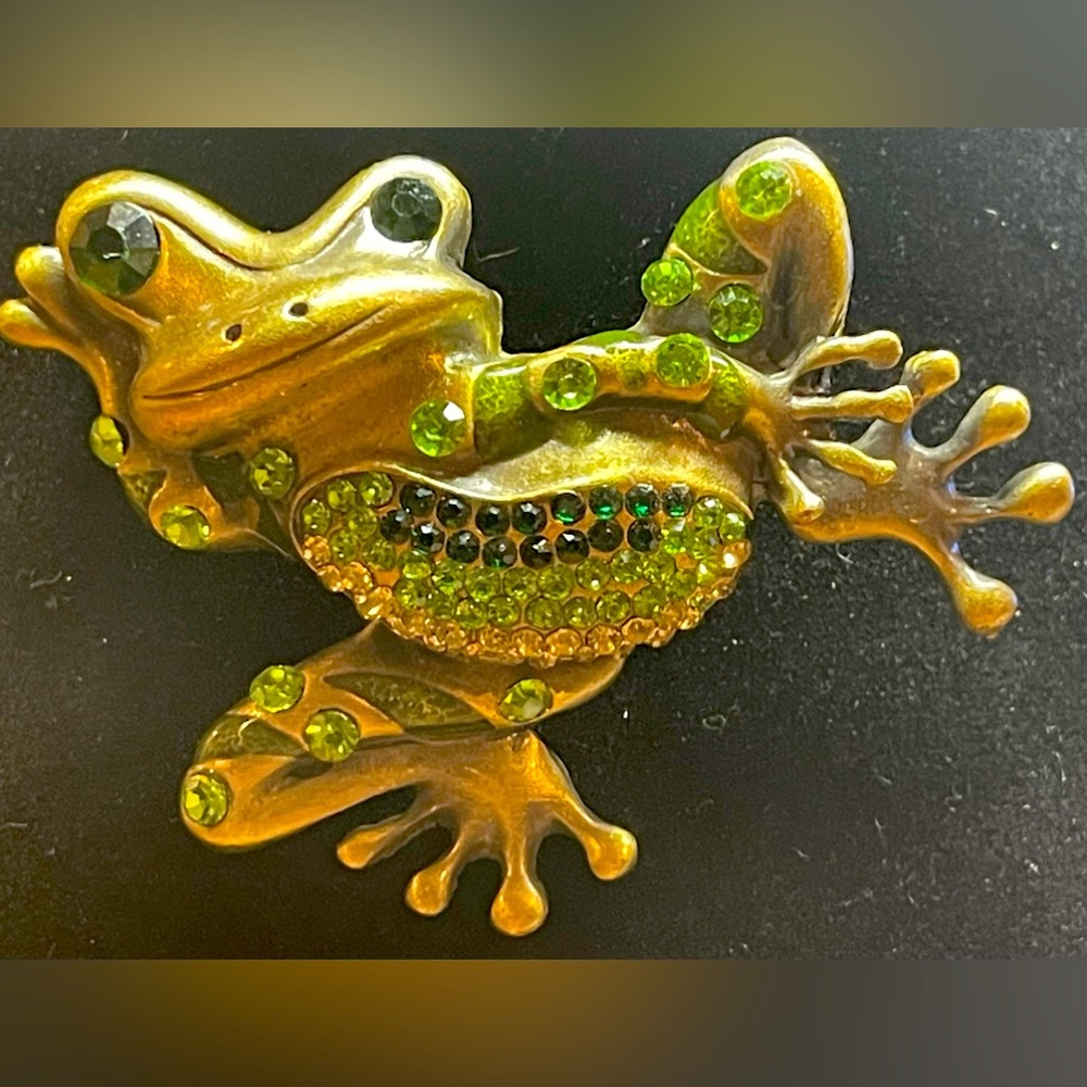 Alilang Vintage Frog Brooch